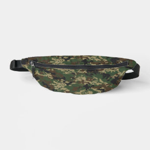 Pixel Military Camouflage Pattern Fanny Pack