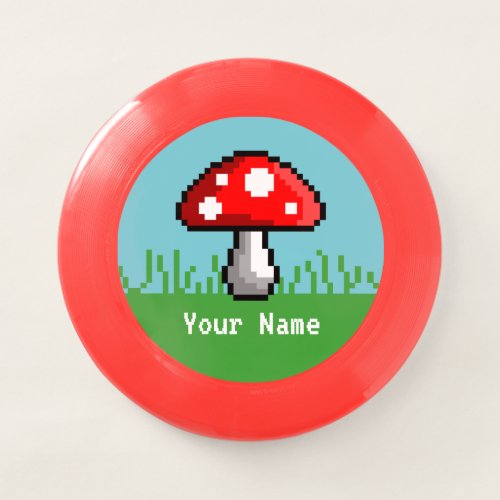 Pixel Mushroom Meadow Frisbee