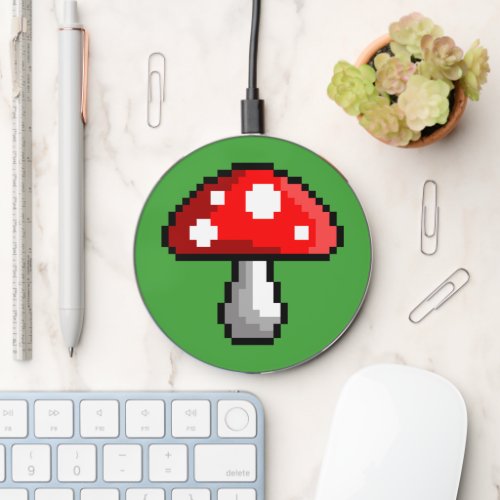 Pixel Mushroom Wireless Charger