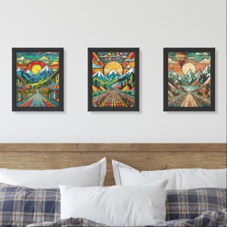 Pixel Nostalgia: Retro Video Games Artwork Wall Art Sets