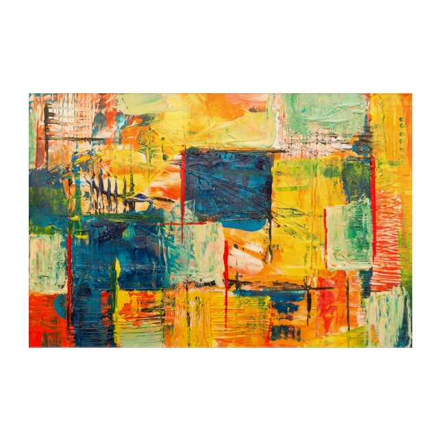 "Pixel Parade" Acrylic Print (Front)