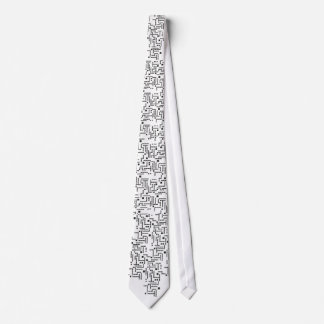 Pixel Patchwork Neck Tie