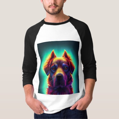 Pixel Paws AI_Woven Canine Dreams T_Shirt