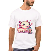 Pixel-Perfect Axolotl Sipping Boba