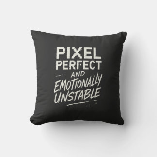 Pixel Perfect Throw Pillow