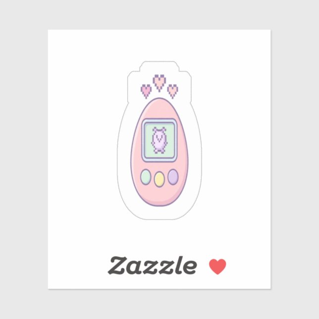 Pixel Pet Virtual Pet Sticker (Sheet)