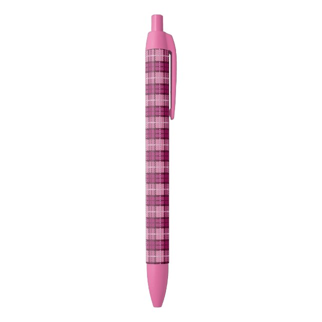 Pixel Plaid_Magenta-Black Pen (Bottom (Vertical))