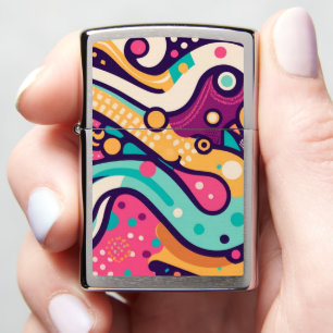 Pixel Pop Art: Retro Pixelated iPhone/iPad Case Zippo Lighter
