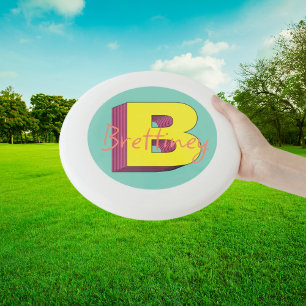 Pixel Pop Party "B" with Name Wham-O Frisbee