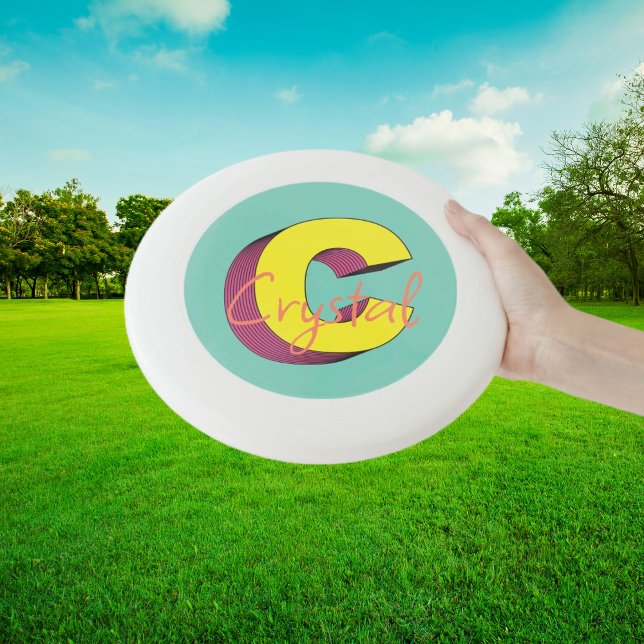 Pixel Pop Party "C" with Name Wham-O Frisbee (Creator Uploaded)