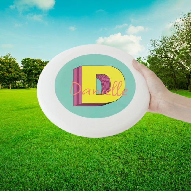 Pixel Pop Party "D" with Name Wham-O Frisbee (Creator Uploaded)