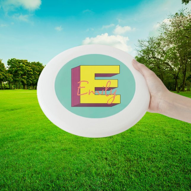 Pixel Pop Party "E" with Name Wham-O Frisbee (Creator Uploaded)