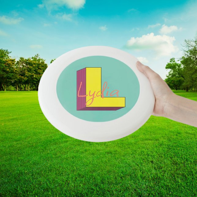 Pixel Pop Party "L" with Name Wham-O Frisbee (Creator Uploaded)