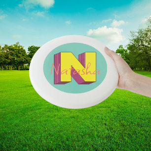 Pixel Pop Party "N" with Name Wham-O Frisbee