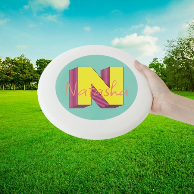 Pixel Pop Party "N" with Name Wham-O Frisbee (Creator Uploaded)