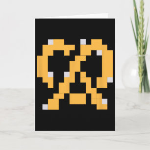 Pixel Pretzel 80s Video Game Easy Halloween Group  Card