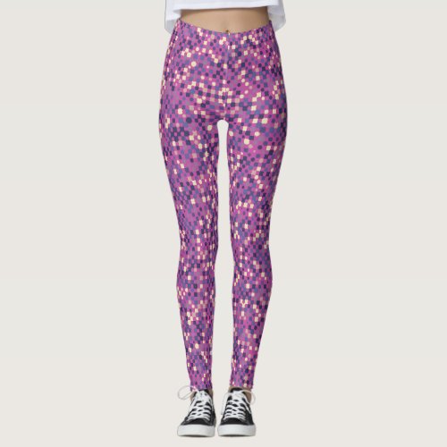 Pixel Prism Abstract Artistry Unleashed Leggings