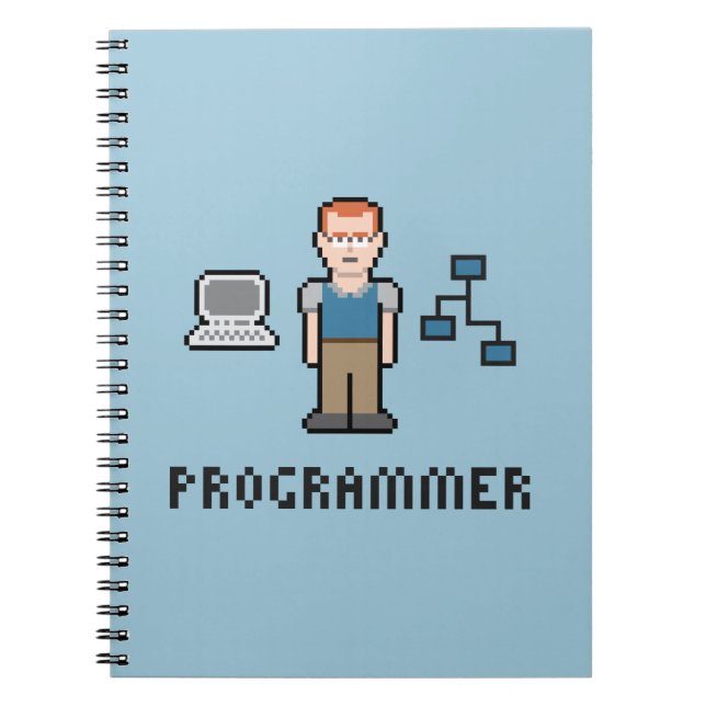 Pixel Programmer Paper Notebook (Front)