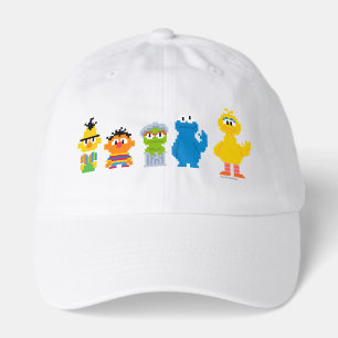 Pixel Sesame Street Characters Hat