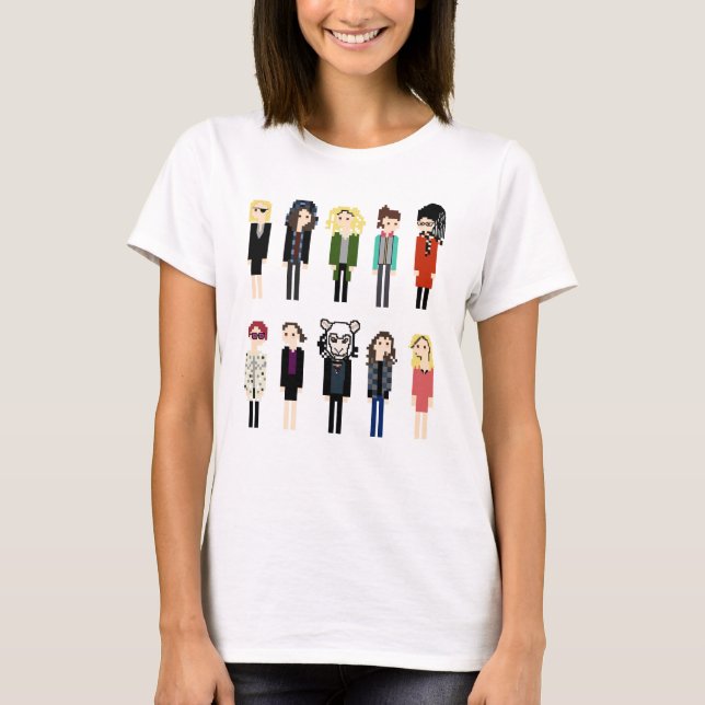 Pixel Sestras Shirt - 10 Vertical - Orphan Black (Front)