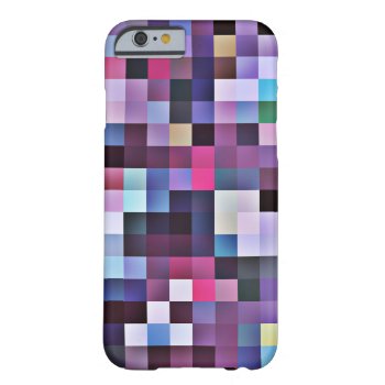 Pixel Squares Iphone 6 Case - Purples by inkbrook at Zazzle