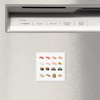 Pixel Sushi Magnet – Japanese Food Pixel Art