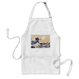 Pixel Tsunami 8 Bit Pixel Art Adult Apron