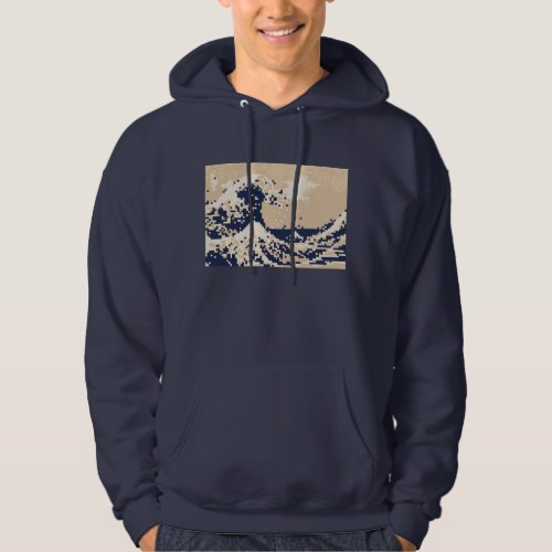 Pixel Tsunami 8 Bit Pixel Art Hoodie