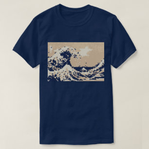 Pixel Tsunami 8 Bit Pixel Art T-Shirt