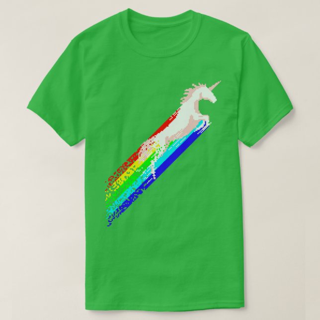 Pixel Unicorn  T-Shirt (Design Front)
