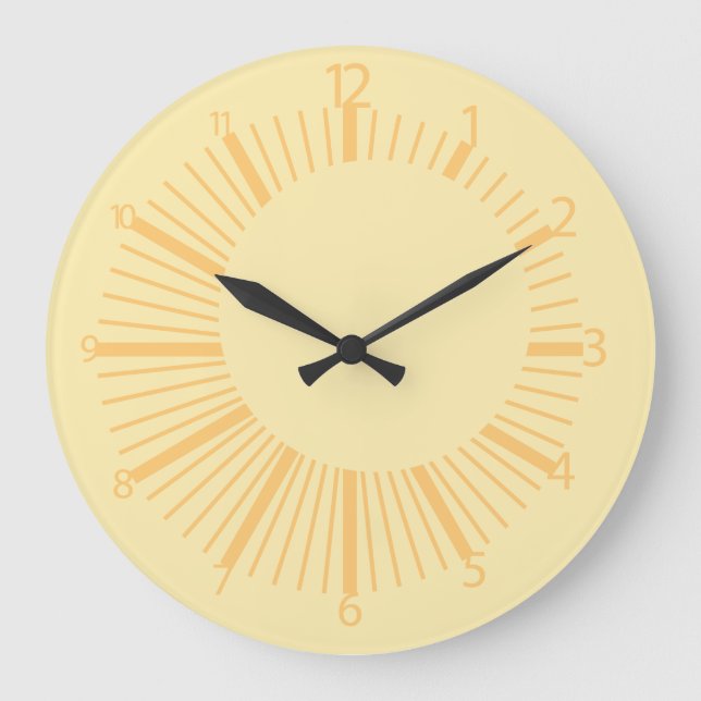 Pixelat Displaced Circles by Masanser Large Clock (Front)