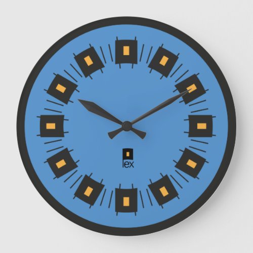 PIXELAT FIRST SERIES LEX by Masanser Large Clock