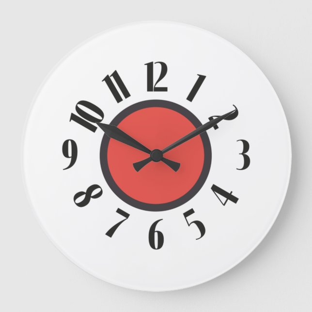 PIXELAT FIRST SERIES LEX by Masanser Large Clock (Front)