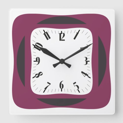 PIXELAT FIRST SERIES LEX by Masanser Square Wall Clock