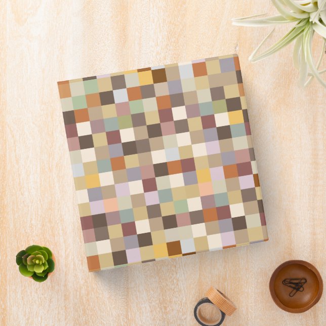 Pixelated 3 Ring Binder (In Situ)