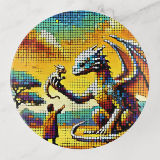 pixelated image of a dragon trainer trinket tray