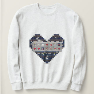 Pixelated Love Sweatshirt