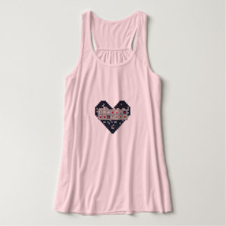 Pixelated Love Tank Top