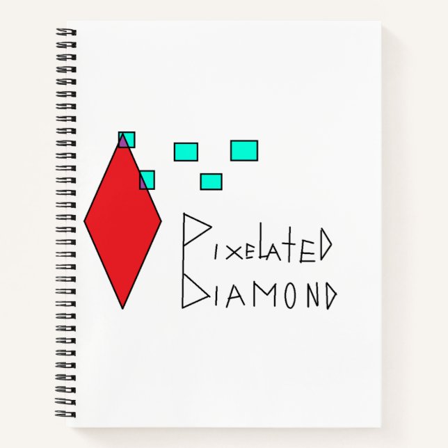 pixelated notebook (Front)