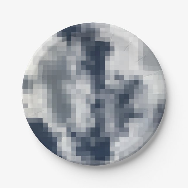 Pixelated Paper Plates (Front)