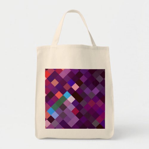 Pixelated Pattern _ Pink Tote Bag