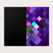 Pixelated Pattern - Purple (Outside Unfolded)