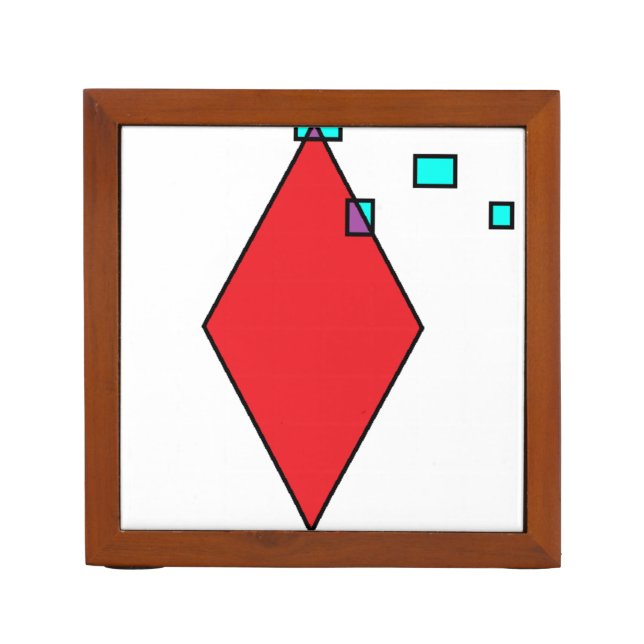 pixelated pencil holder (Front)