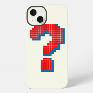 Pixelated Question Mark - Retro Gaming Art iPhone 13 Case