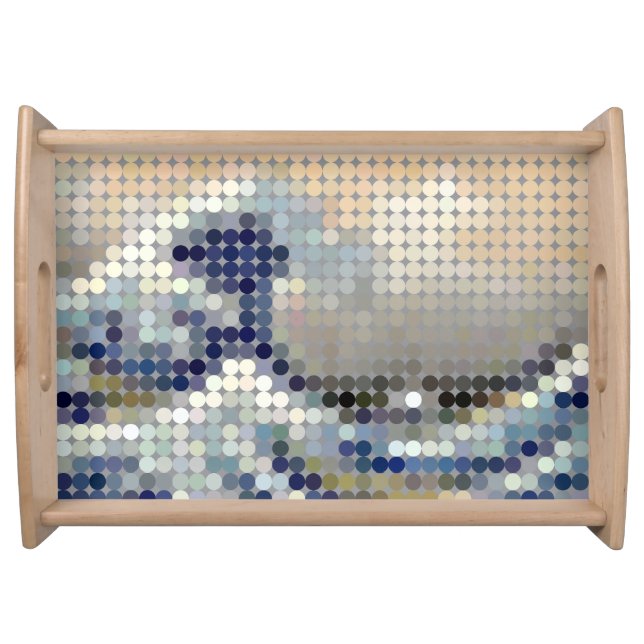 Pixeldot "The Great Wave" Serving Tray (Front)