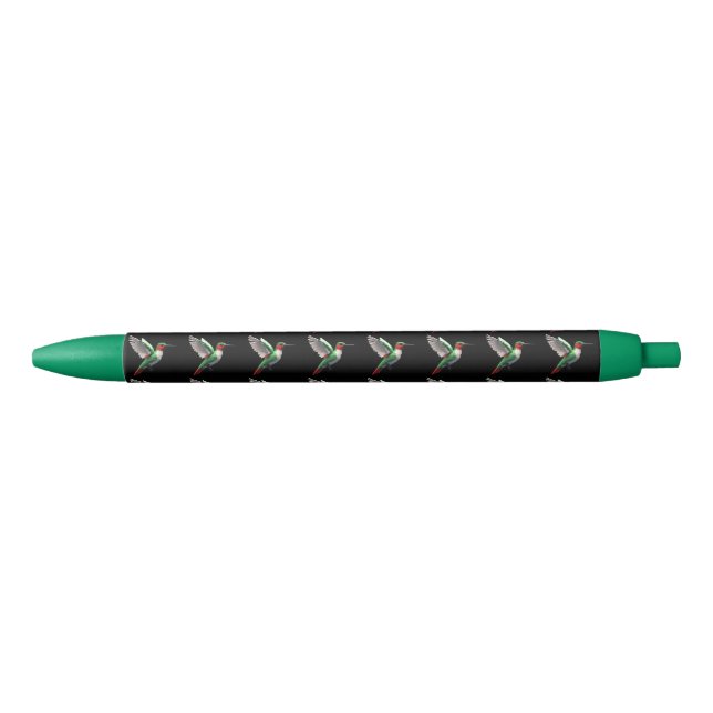 Pixeled Green Hummingbird  Pen (Front)