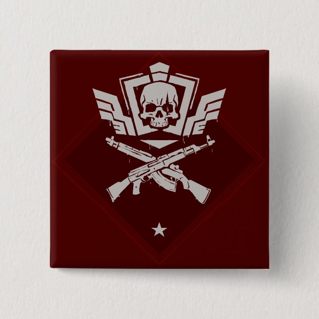 Pixelfield Game | fraction BRUTAL ORDO Button (Front)