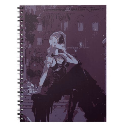 Pixelized Victorian Gothic 1 Notebook