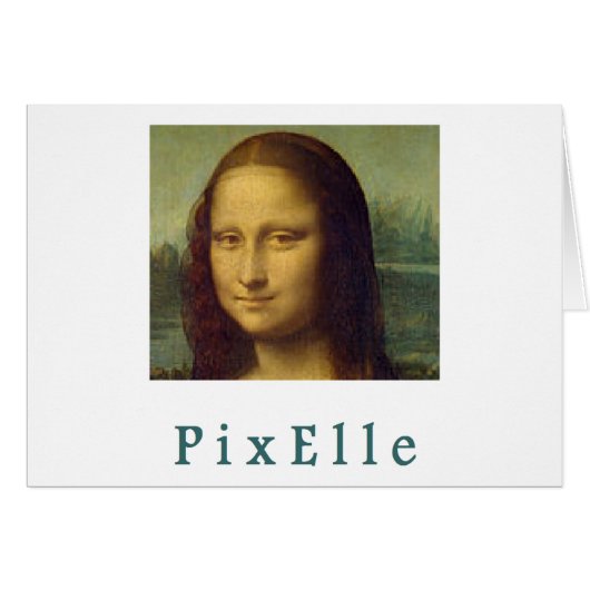 Pixelle femme cards (Front Horizontal)