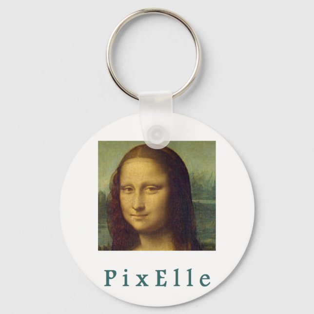 Pixelle femme keychain (Front)